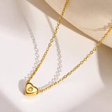 Juliette - Heart Initial Gold Necklace — crafted for everyday quality. Juliette - Heart Initial Gold Necklace — crafted for everyday quality.