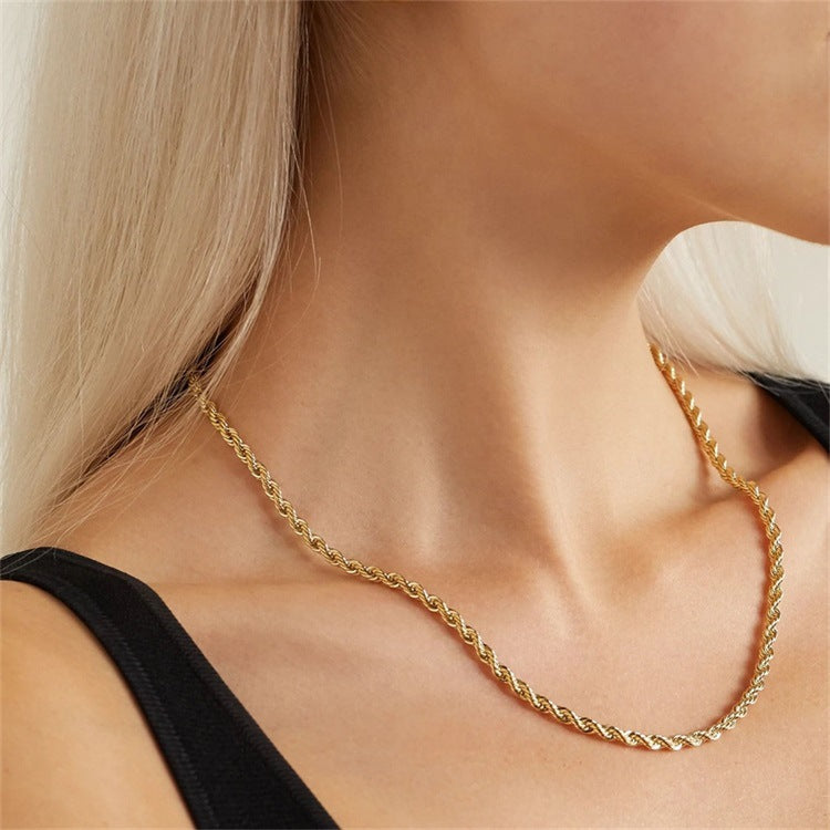 Alina - Rope Chain Necklace — designed to inspire your lifestyle. Alina - Rope Chain Necklace — designed to inspire your lifestyle.