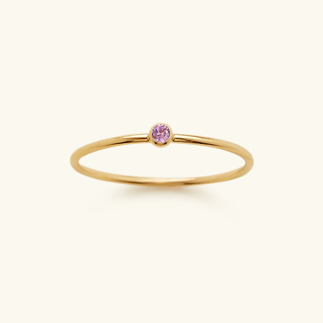 Briony - Birthstone Stacker Ring — made with care and attention to detail. Briony - Birthstone Stacker Ring — made with care and attention to detail.