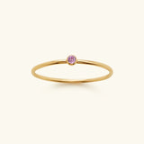 Briony - Birthstone Stacker Ring — made with care and attention to detail. Briony - Birthstone Stacker Ring — made with care and attention to detail.