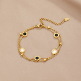 Sophia - Onyx & White Stone Bracelet — made with care and attention to detail. Sophia - Onyx & White Stone Bracelet — made with care and attention to detail.