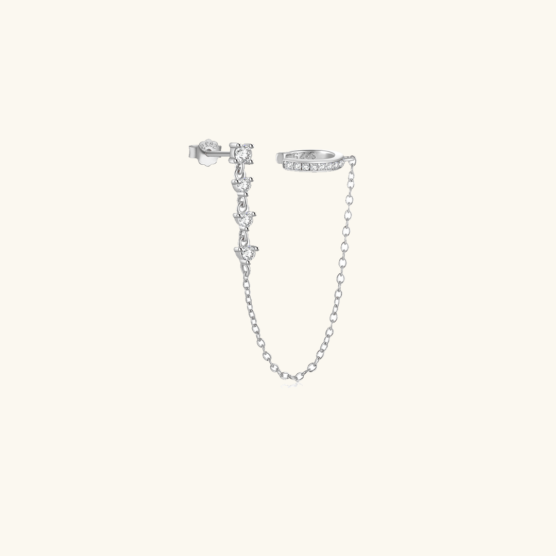 Arabella - Chain Cuff Earring — crafted for everyday quality. Arabella - Chain Cuff Earring — crafted for everyday quality.