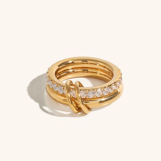 Celest - Stacked Diamond Ring — bringing modern charm to your space.