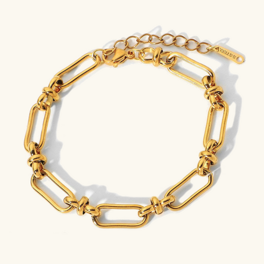 Maeve - Gold Link Chain Bracelet — made with care and attention to detail.