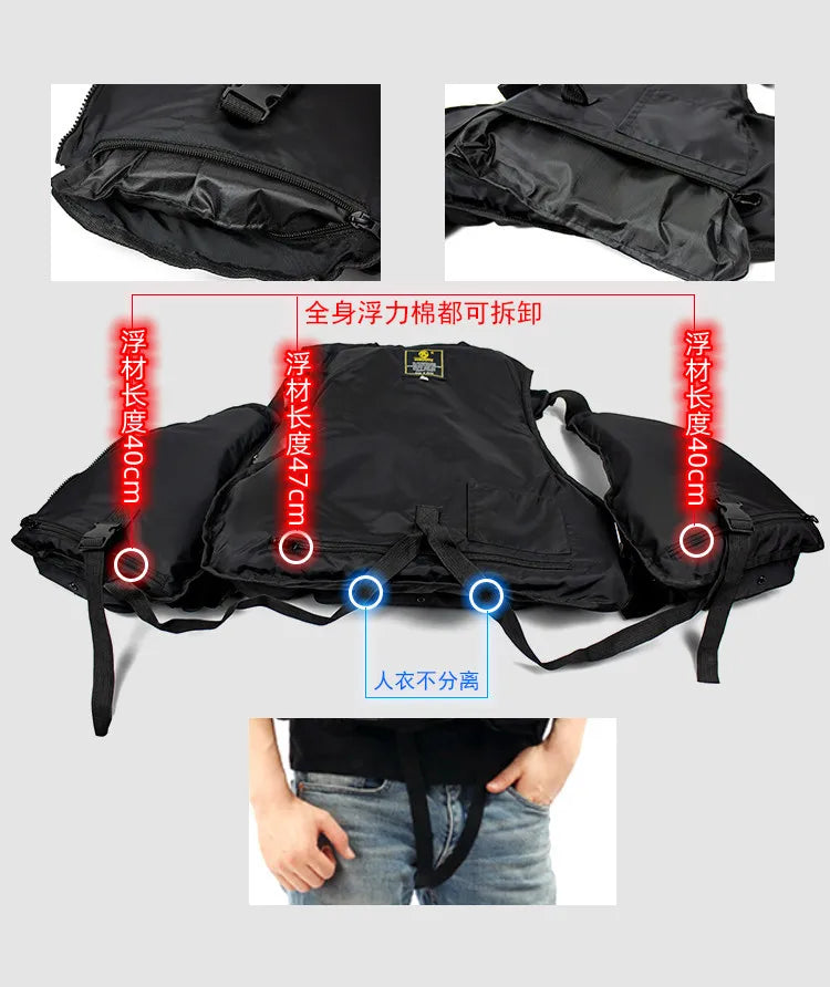Marisafe Schwimmweste für Wassersport – Verstellbar, Leicht & Sicher für Angeln, Rafting & Surfen
