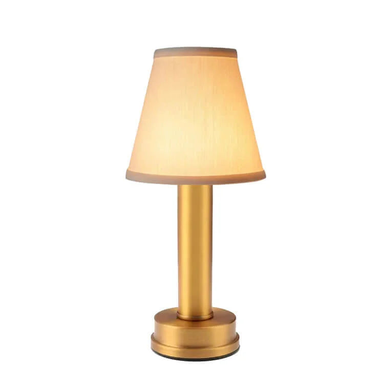 Vintage Brass Table Lamp with LED | Retro Style Lighting for Home