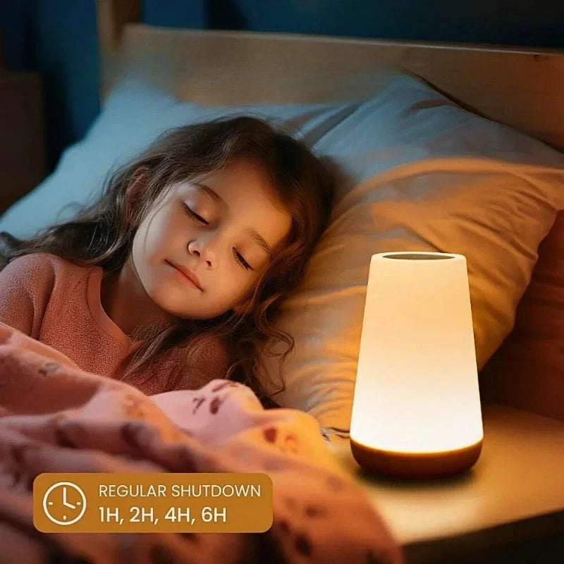 Wiederaufladbare Nachtlampe - Sanfte Beleuchtung - Tippensteuerung