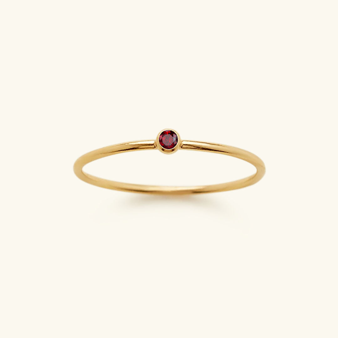 Briony - Birthstone Stacker Ring — made with care and attention to detail. Briony - Birthstone Stacker Ring — made with care and attention to detail.