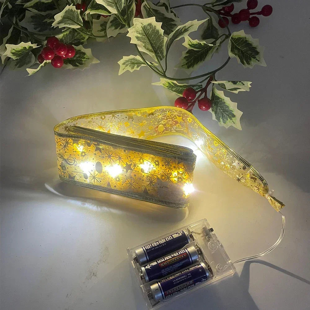 Weihnachtslichterband - Funkelband - Festliche Dekoration