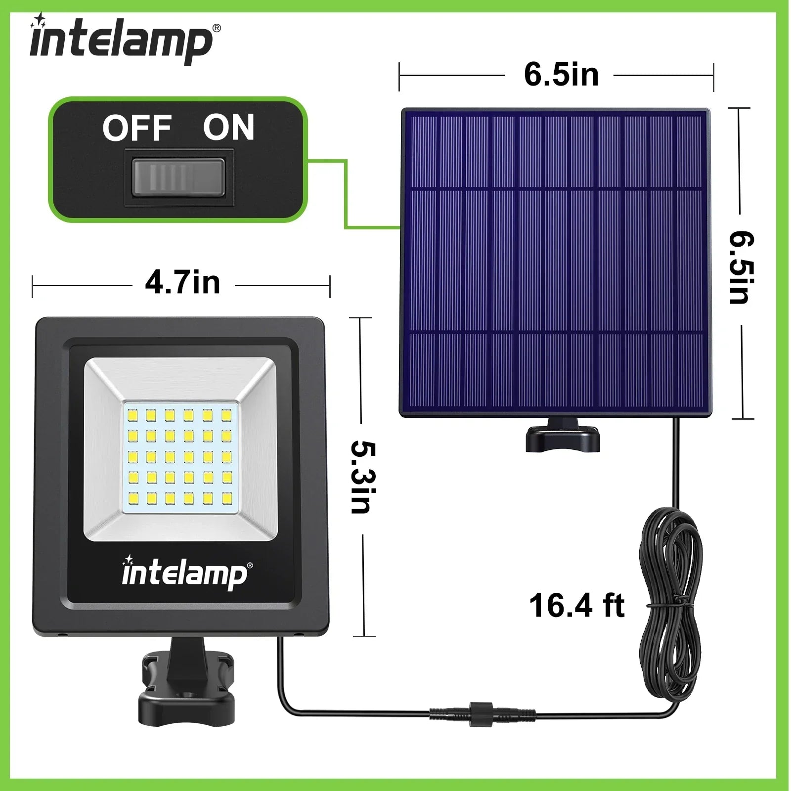 Solar LED Sicherheitsstrahler LumiSecure Duo | 2er-Pack | 1200LM Superhell | IP65 Wasserdicht | Garten, Hof & Terrasse