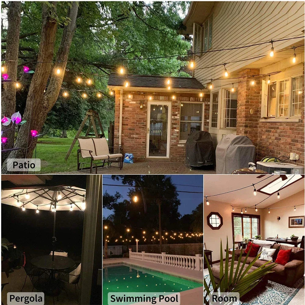 LED Solar Lichterkette SolaLuma | Wasserdicht IP44 | Für Garten, Terrasse & Camping | Automatische Beleuchtung