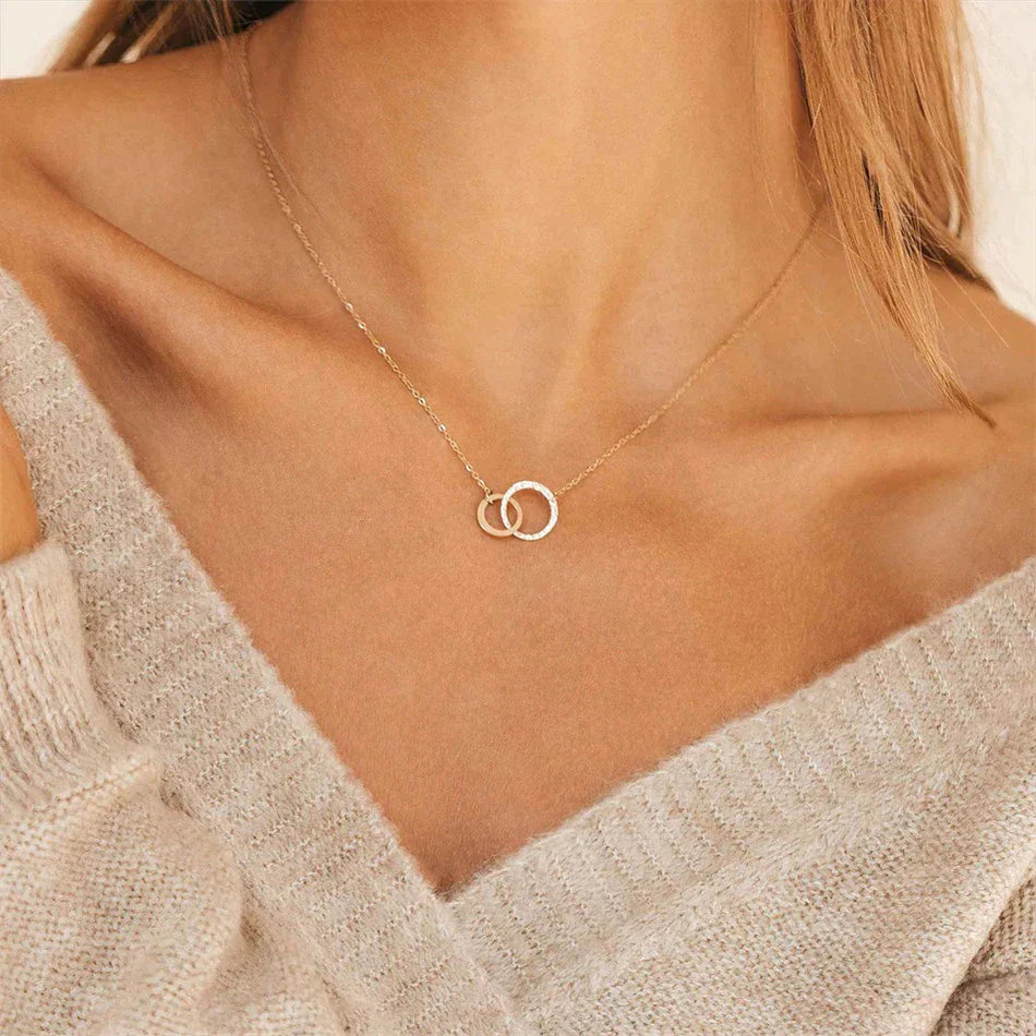 Esme - Classic Hoop Necklace — bringing modern charm to your space. Esme - Classic Hoop Necklace — bringing modern charm to your space.