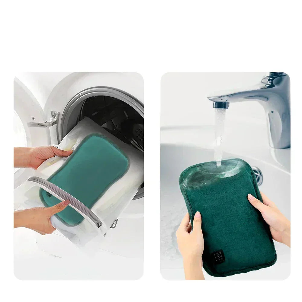 Tragbares Graphen-Heizkissen | USB-Wiederaufladbar | 3 Temperaturstufen | Ergonomischer Hand- & Bauchwärmer | Inkl. intelligenter Abschaltautomatik