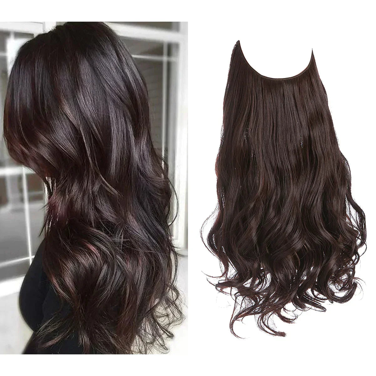 SecretHair | Qualitativ Echthaar-Extensions | 100% REMY-Qualität | Nahtloses Volumen & Länge | Natürlicher Glanz | Hitzebeständig & Langlebig