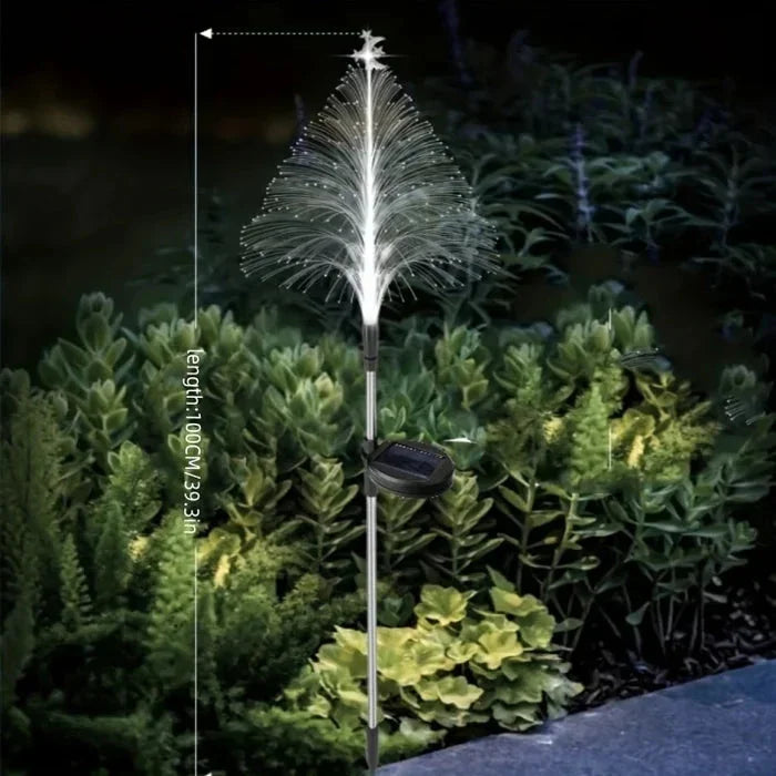 Solar Weihnachtsbaumlichter - Außendekoration für den Garten - LED Lichter