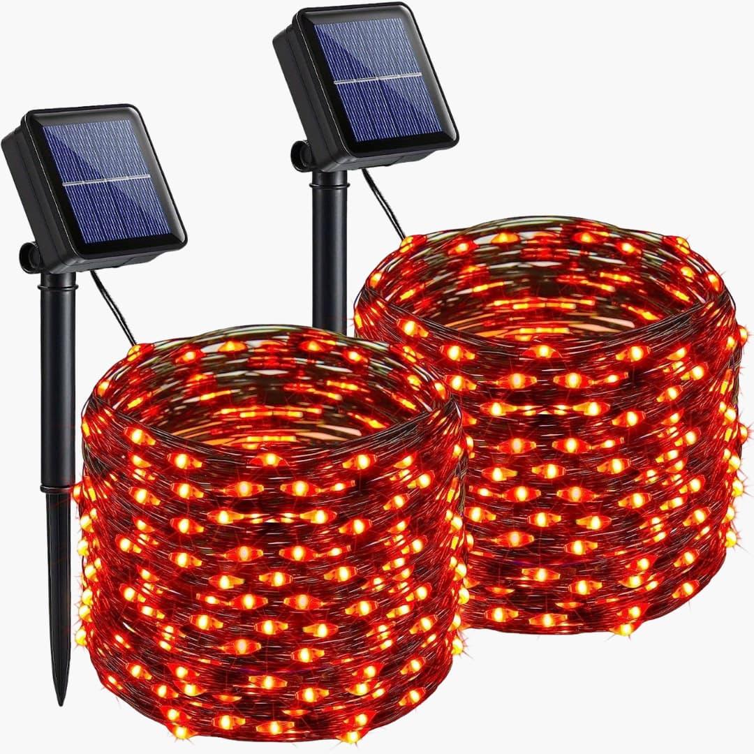 Solar-Lichterketten - Außenlichter - Garten Dekoration