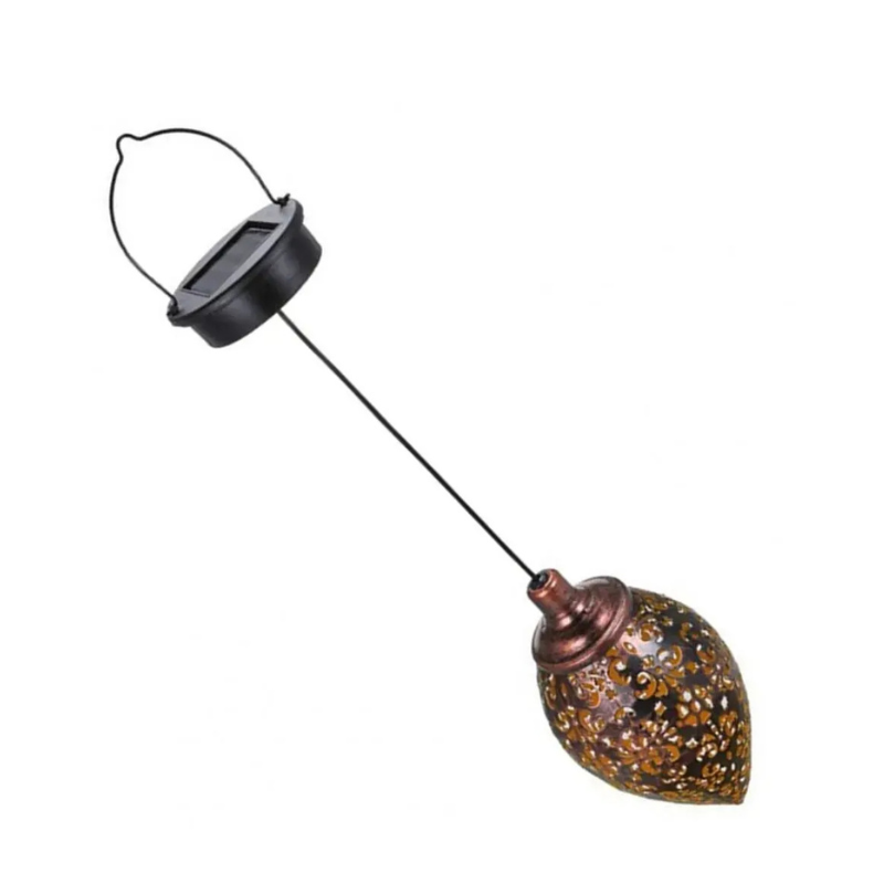 Lampes solaires de jardin à motifs marocains – Plafonnier solaire d'extérieur