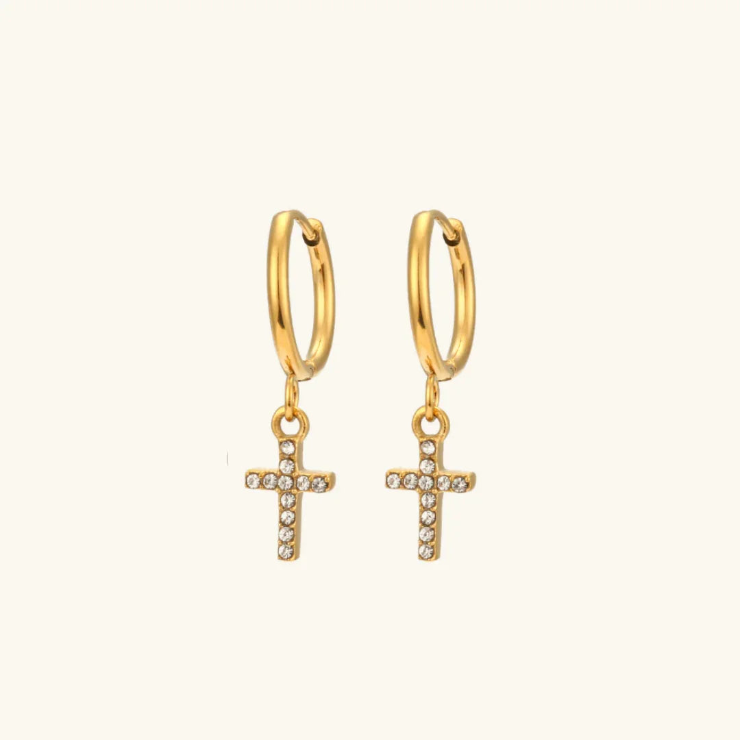 Renee - Gold Earrings — made with care and attention to detail. Renee - Gold Earrings — made with care and attention to detail.