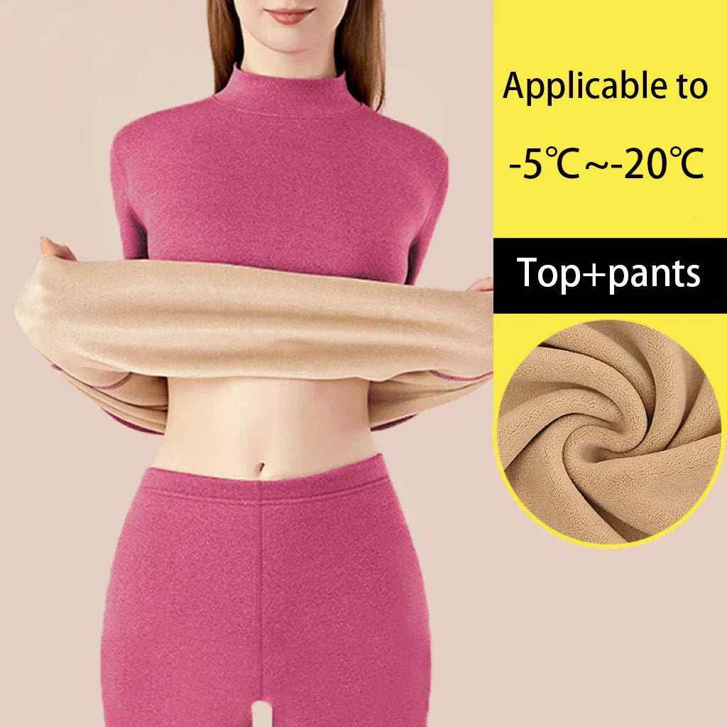 HeatLoom – Damen Thermounterwäsche Set Nahtlos & Extra Dick für den Winter