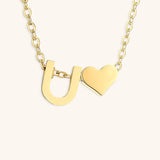 Mallory - Love Initial Letter Necklace — bringing modern charm to your space. Mallory - Love Initial Letter Necklace — bringing modern charm to your space.