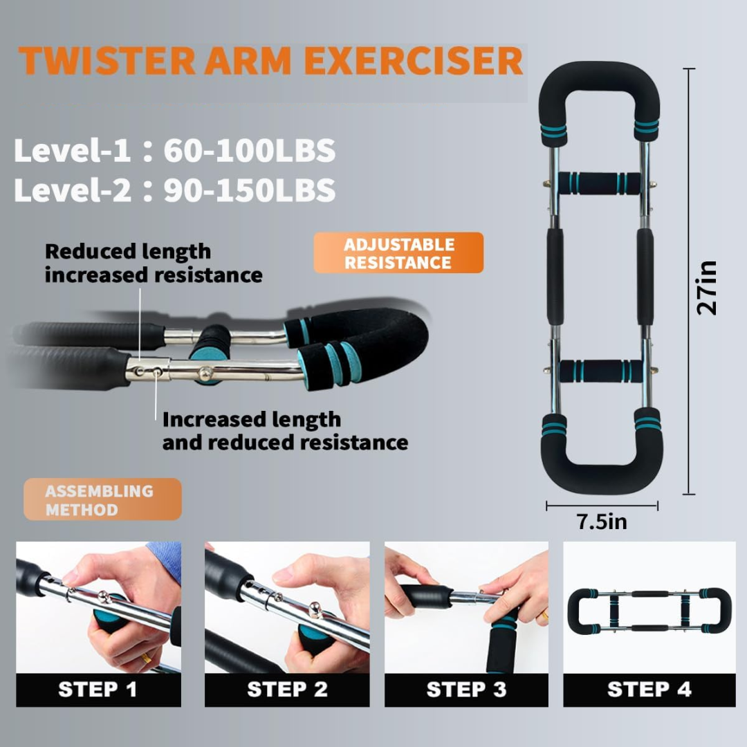TwisterFlex – Power Twister mit Widerstand – Oberkörpertraining