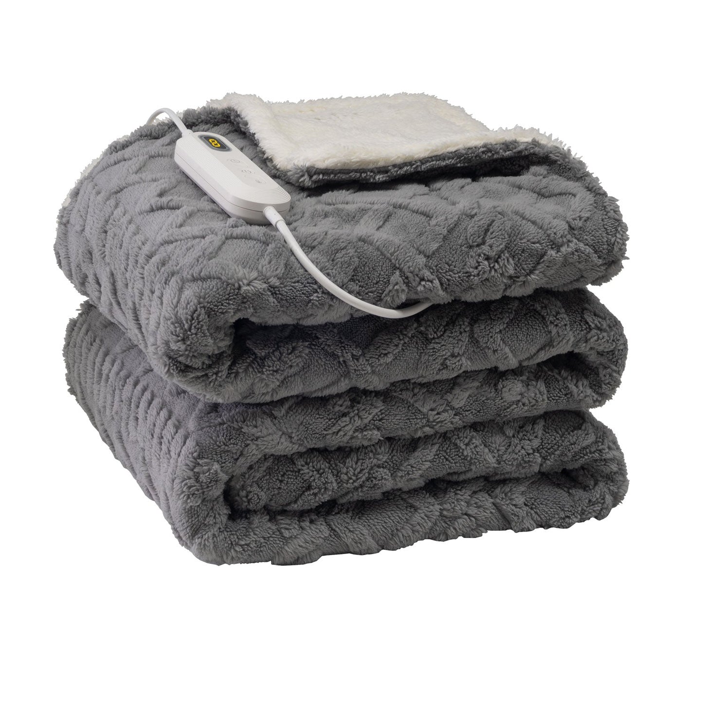 Neo Grijze Elektrische Kabelgebreide Verwarmde Deken