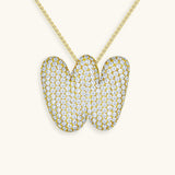 Esme - Bubble Initial Diamond Necklace — designed to inspire your lifestyle. Esme - Bubble Initial Diamond Necklace — designed to inspire your lifestyle.