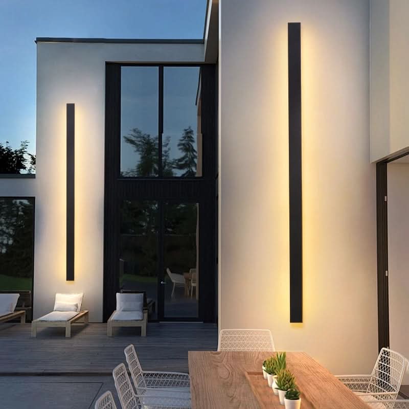 Applique murale LED extérieure IP65 - Design minimaliste et moderne pour jardin et terrasse