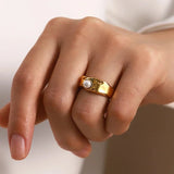 Cerulia - Freshwater Pearl Ring — bringing modern charm to your space. Cerulia - Freshwater Pearl Ring — bringing modern charm to your space.