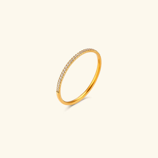 Mallory - Paved Gold Ring — crafted for everyday quality.