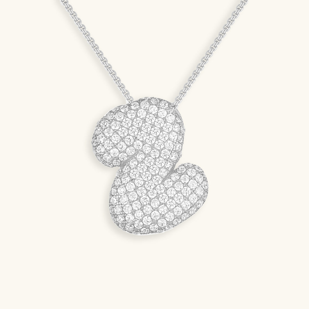 Esme - Bubble Initial Diamond Necklace — designed to inspire your lifestyle. Esme - Bubble Initial Diamond Necklace — designed to inspire your lifestyle.