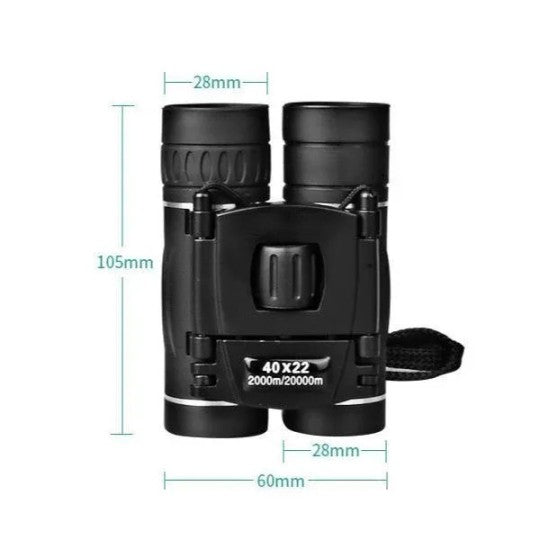 Militär HD 40x22 Fernglas Professionelles Jagdteleskop