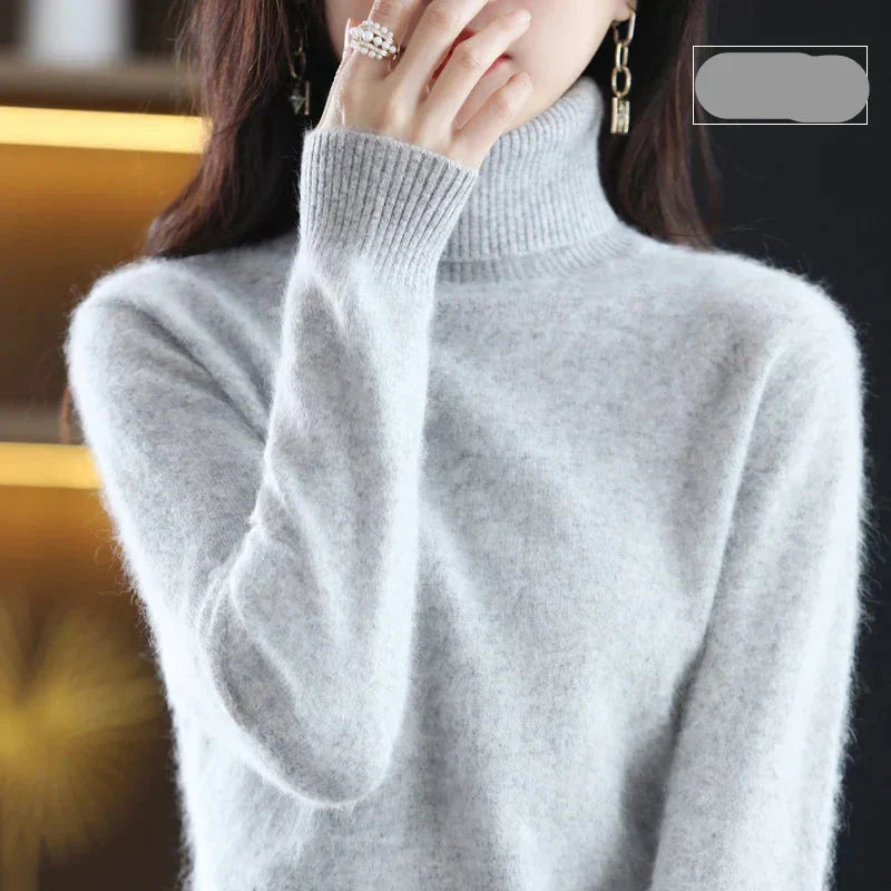Weicher Rollkragenpullover aus Kaschmir | Damen
