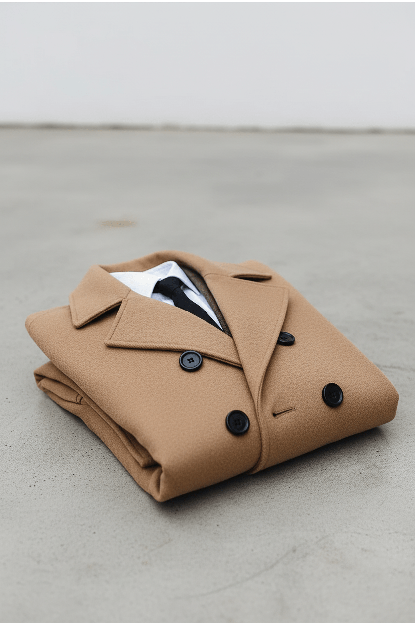 Trenchcoat Doublezijdige Homme | Tailored Fit et Verfijnd Ontwerp