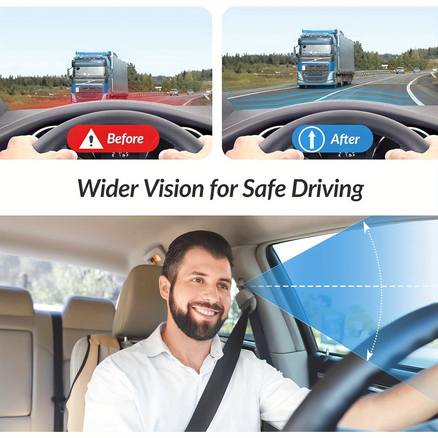 Ergonomisches Sitzkissen Triacomfort | Dreieckige Form mit Memory Foam | Atmungsaktiv & Druckentlastend | Für Auto & Büro