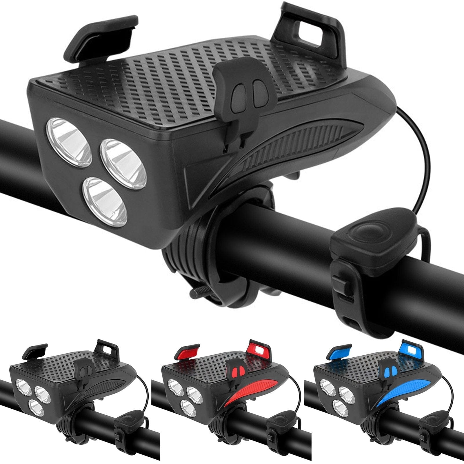 4-in-1 Fahrradlicht mit Powerbank und 1500 Lumen LED