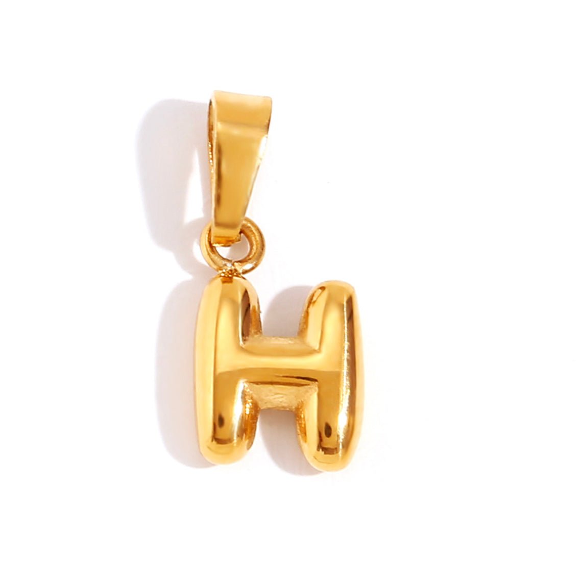 Esme - Bubble Letter Necklace Gold — crafted for everyday quality. Esme - Bubble Letter Necklace Gold — crafted for everyday quality.