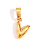 Esme - Bubble Letter Necklace Gold — crafted for everyday quality. Esme - Bubble Letter Necklace Gold — crafted for everyday quality.