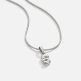 Esme - Bubble Letter Necklace Silver — designed to inspire your lifestyle. Esme - Bubble Letter Necklace Silver — designed to inspire your lifestyle.