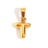 Esme - Bubble Letter Necklace Gold — crafted for everyday quality. Esme - Bubble Letter Necklace Gold — crafted for everyday quality.
