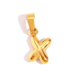 Esme - Bubble Letter Necklace Gold — crafted for everyday quality. Esme - Bubble Letter Necklace Gold — crafted for everyday quality.