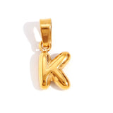 Esme - Bubble Letter Necklace Gold — crafted for everyday quality. Esme - Bubble Letter Necklace Gold — crafted for everyday quality.