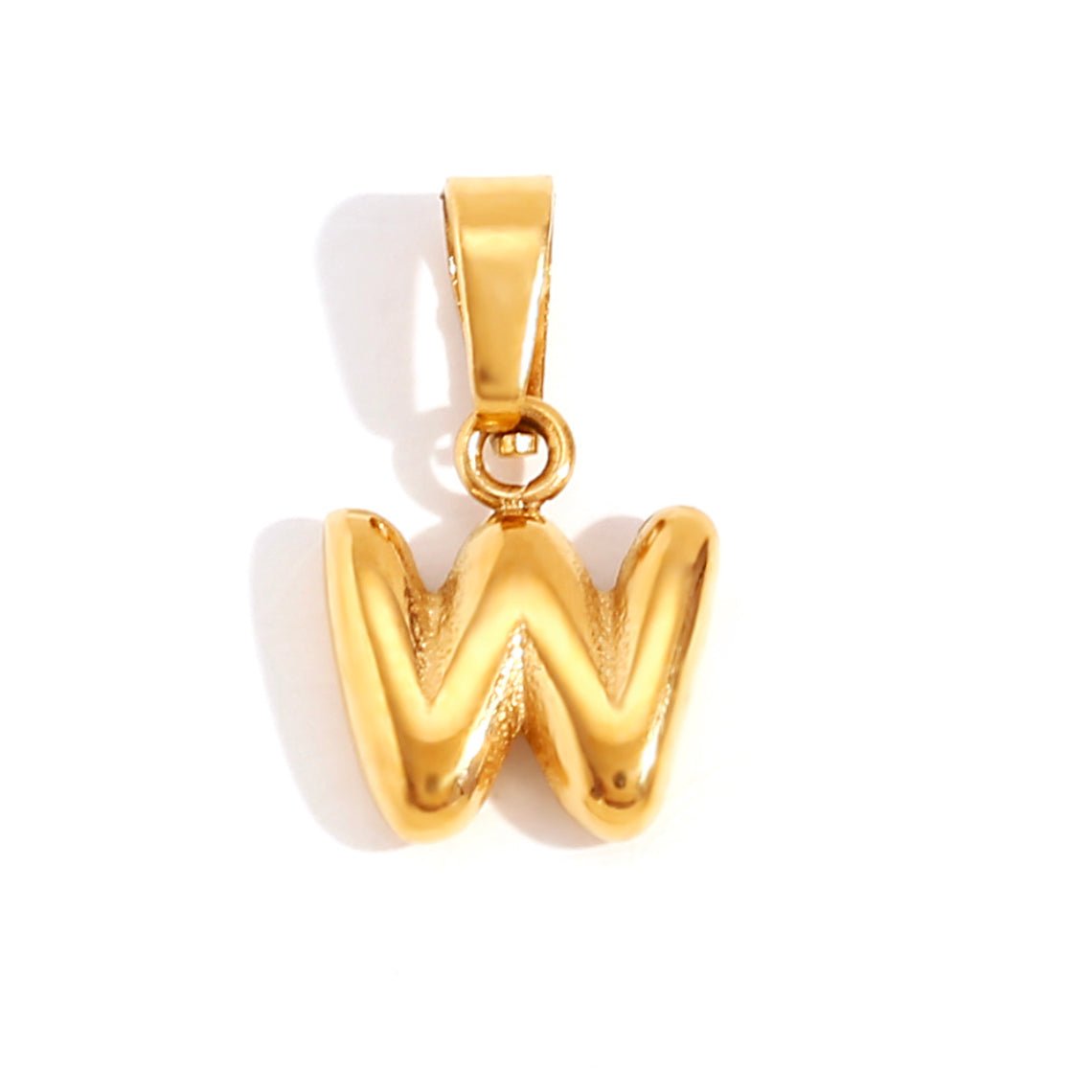 Esme - Bubble Letter Necklace Gold — crafted for everyday quality. Esme - Bubble Letter Necklace Gold — crafted for everyday quality.