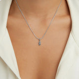 Esme - Bubble Letter Necklace Silver — designed to inspire your lifestyle. Esme - Bubble Letter Necklace Silver — designed to inspire your lifestyle.