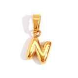 Esme - Bubble Letter Necklace Gold — crafted for everyday quality. Esme - Bubble Letter Necklace Gold — crafted for everyday quality.