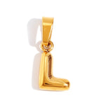 Esme - Bubble Letter Necklace Gold — crafted for everyday quality. Esme - Bubble Letter Necklace Gold — crafted for everyday quality.