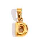 Esme - Bubble Letter Necklace Gold — crafted for everyday quality. Esme - Bubble Letter Necklace Gold — crafted for everyday quality.
