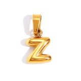 Esme - Bubble Letter Necklace Gold — crafted for everyday quality. Esme - Bubble Letter Necklace Gold — crafted for everyday quality.