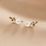 Zaina - Crystal Blossom Earrings — crafted for everyday quality. Zaina - Crystal Blossom Earrings — crafted for everyday quality.