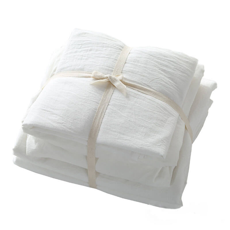 Parure de lit 3 pièces en coton égyptien de luxe pour lits Queen/King